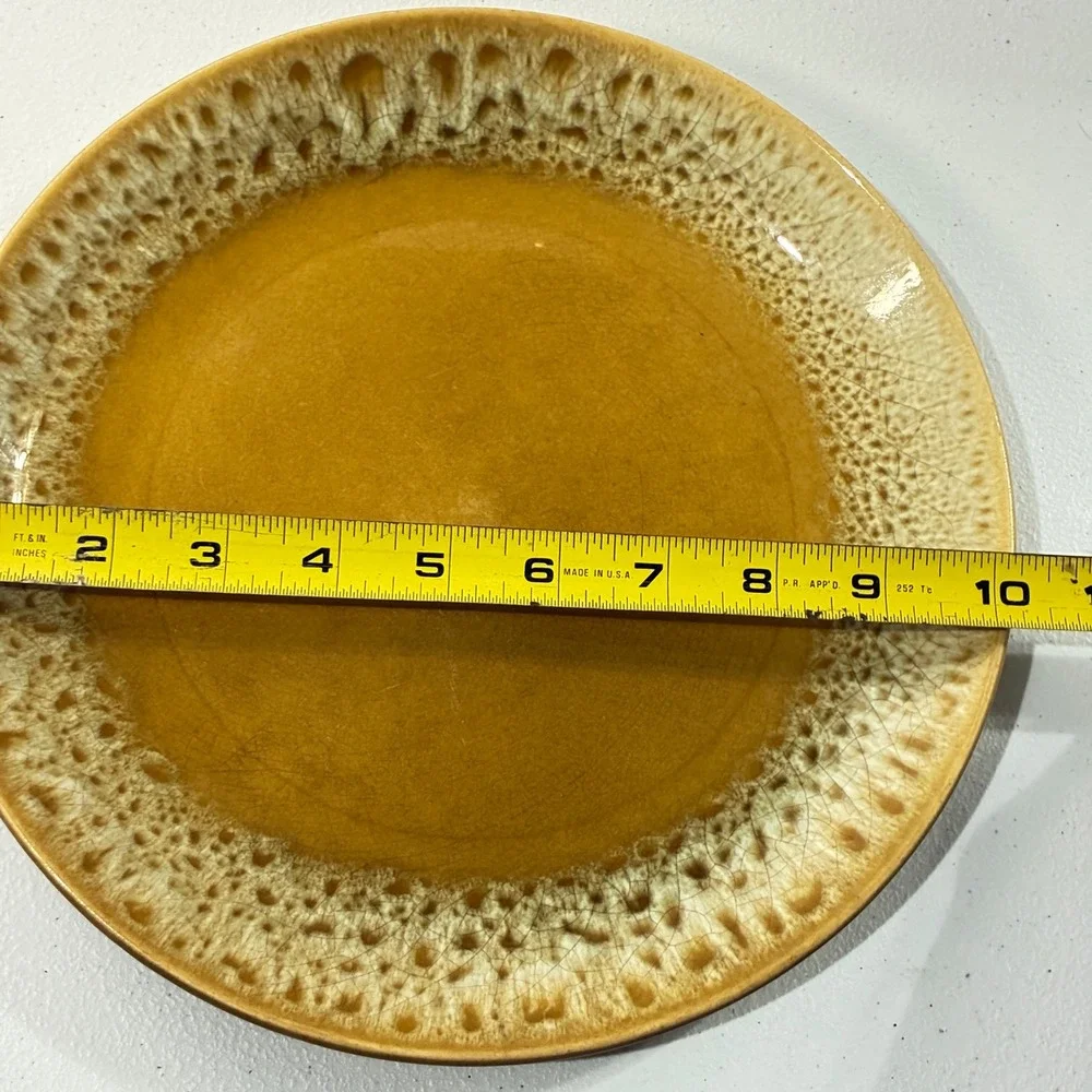 Canonsburg Pottery Butterscotch Ironstone Plate 10